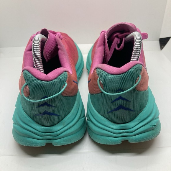 Hoka One One RINCON 3 Women 9.5B PHLOX PINK ATLANTIS Shoes Sneaker 1119396 PPAT - Picture 4 of 11